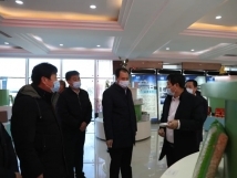 12月13日，市委書記王賀民蒞臨亞歐公司指導(dǎo)